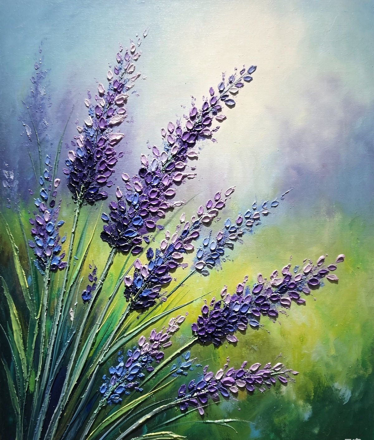 Provence lavender botanical painting